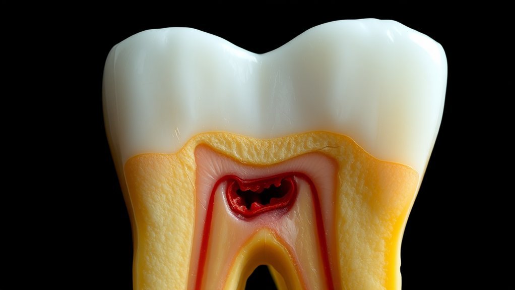 composition of dental structures