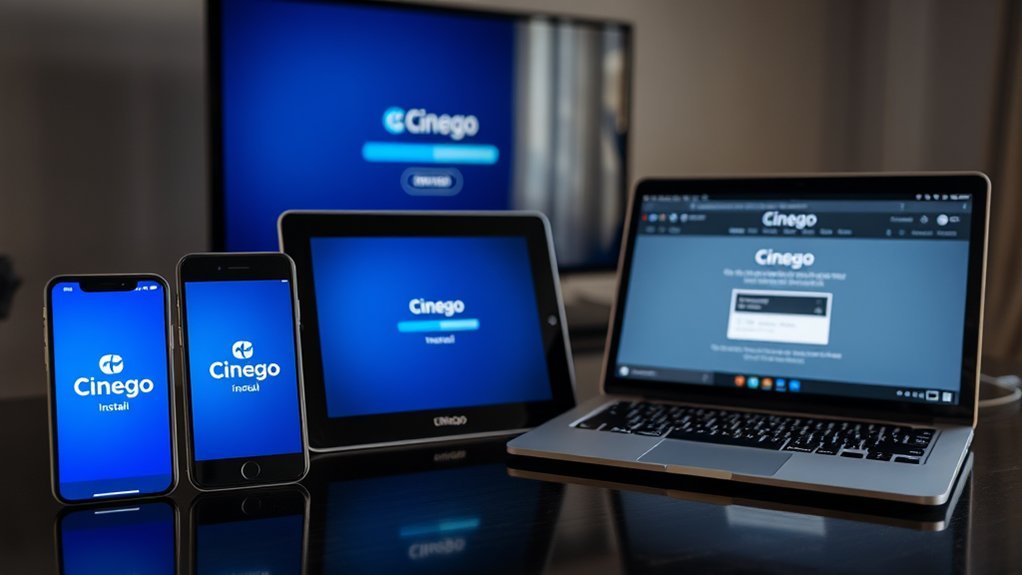 downloading cinego on devices