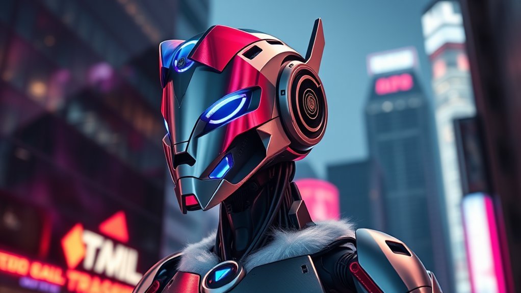 futuristic robotic creature design