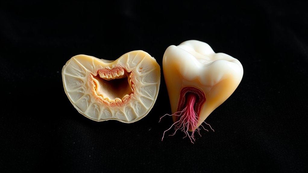 tissue characteristics living vs non living